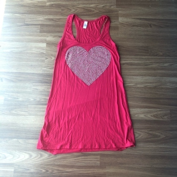 Melao Red Heart Dress - Picture 1 of 15